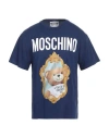 Moschino Man T-shirt Navy Size L Cotton