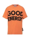 Moschino Man T-shirt Orange Size M Cotton