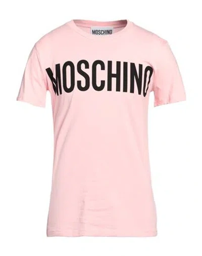 Moschino Man T-shirt Pink Size 34 Cotton In Pink