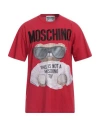 Moschino Man T-shirt Red Size L Cotton