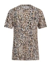 Moschino Man T-shirt Sand Size M Cotton In Beige