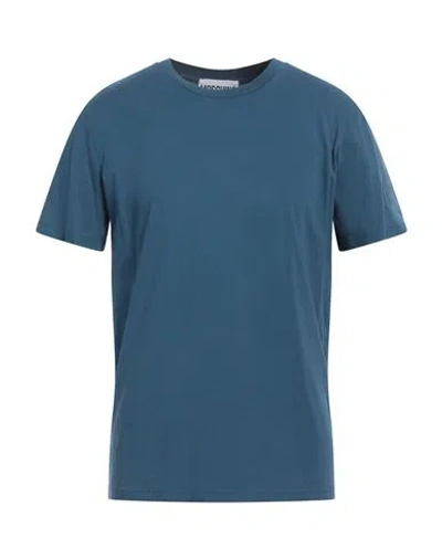 Moschino Man T-shirt Slate Blue Size 46 Cotton