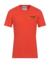 Moschino Man T-shirt Tomato Red Size 38 Cotton