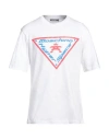 Moschino Man T-shirt White Size 40 Cotton In White