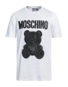 Moschino Man T-shirt White Size 42 Cotton