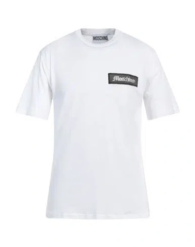 Moschino Man T-shirt White Size 42 Cotton
