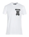 Moschino Man T-shirt White Size 40 Organic Cotton