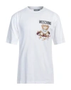 Moschino White Tailor Teddy Bear T-shirt In White