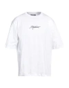 Moschino Man T-shirt White Size 42 Cotton In White