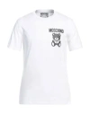 Moschino Graphic Print Crew Neck T-shirt In White