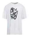 Moschino Man T-shirt White Size 44 Cotton In White