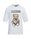 Moschino Teddy Bear Logo T-shirt In White
