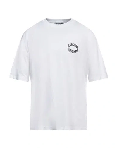 Moschino Man T-shirt White Size 44 Cotton