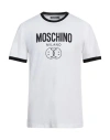 Moschino Smiley Logo-print T-shirt In White