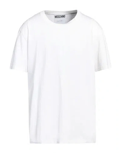 Moschino Man T-shirt White Size 46 Cotton In White