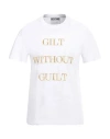 Moschino "guilt Without Guilt" T-shirt In White