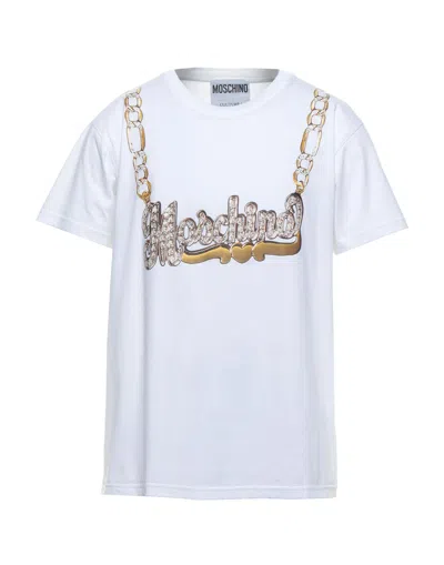 MOSCHINO MOSCHINO MAN T-SHIRT WHITE SIZE L COTTON,12573438HH 5