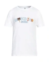 Moschino Man T-shirt White Size L Cotton In White