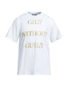 Moschino "guilt Without Guilt" T-shirt In White