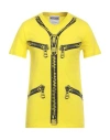 Moschino Man T-shirt Yellow Size 44 Cotton