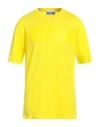 Moschino Man T-shirt Yellow Size 46 Organic Cotton