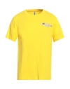 Moschino Man T-shirt Yellow Size L Cotton