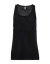 Moschino Tank Tops In Black