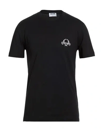 MOSCHINO MOSCHINO MAN T-SHIRT BLACK SIZE M COTTON