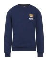 Moschino Man Undershirt Bright Blue Size S Cotton, Elastane