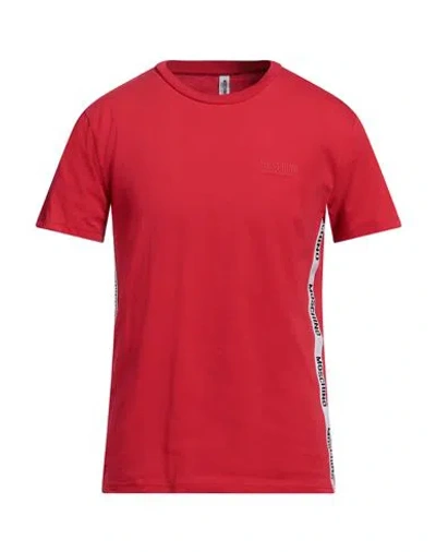 Moschino Man Undershirt Red Size M Cotton