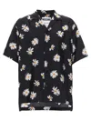 Moschino Twill Shirt Allover Daisy In Black