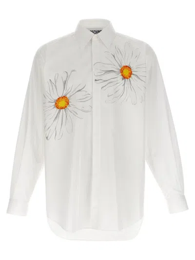 Moschino 'margherite' Shirt In White