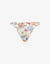 Moschino Shell Print Bikini Bottom In White