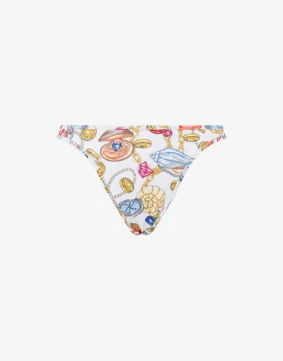 MOSCHINO MARINE PRINT SWIM BRIEFS