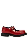 Moschino Glossy Round Toe Ballerina Shoes