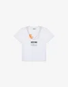 Moschino Maxi Jersey T-shirt  Colazione In White