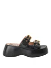 Moschino Sandals In Negro