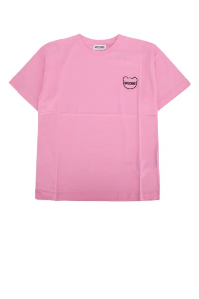 Moschino Kids' Maxi T-shirt In Pink
