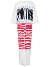 Moschino Maxi T-shirt Dress In White