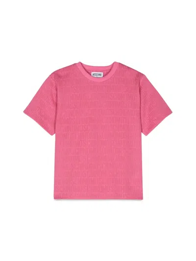 Moschino Maxi T Shirt M/c In Pink