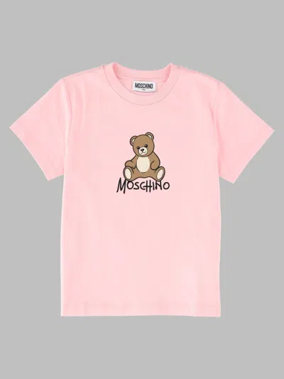 Moschino T Shirt Con Stampa Teddy Bear In Yellow