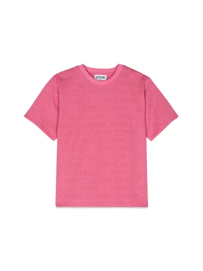 Moschino Maxi T Shirt M/c In Pink