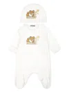 Moschino Teddy Bear-print Cotton Pajama Set In White