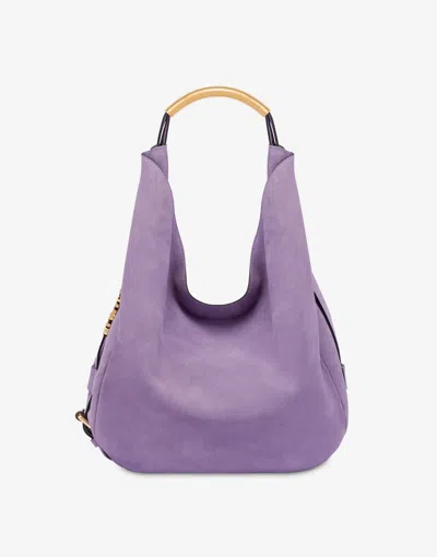 Moschino Medium Shoulder Bag  Handle Me In Purple