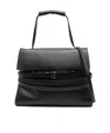 Moschino Women Tie Me Medium Shoulder Bag In Black