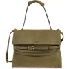 Moschino Versatile Shoulder Bag Adjustable Strap In Green