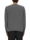 Moschino Ribbed Crewneck Sweater Long Sleeves