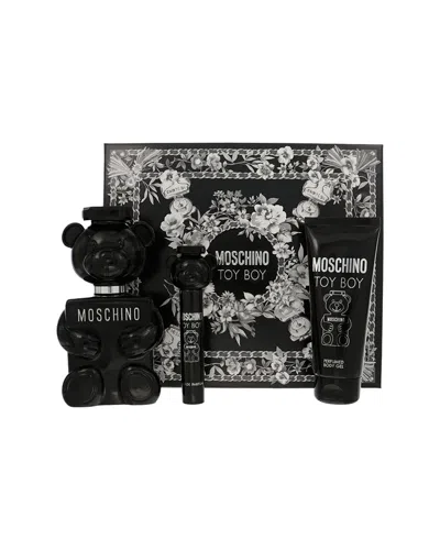 Moschino Men's 3pc Toy Boy Edp Spray In Black