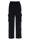 Moschino Logo Patch Track Pants In Black