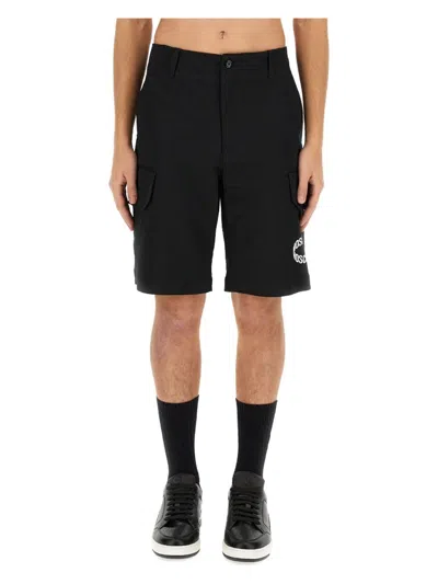 MOSCHINO MEN'S BERMUDA WITH LOGO SHORTS